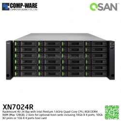 QSAN (24 Bays) XCubeNAS XN7024R (8GB RAM) Rackmount 4U NAS Storage , No HDD