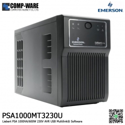 Vertiv (EMERSON) UPS Liebert PSA 1000VA/600W 230V AVR USB Multilink® Software - PSA1000MT3230U - 3Yrs On Site