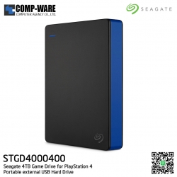 Seagate 4TB Game Drive for PlayStation 4 Portable External USB Hard Drive - STGD4000400
