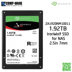 Seagate IronWolf SSD 1.92TB, 2.5" SATA, Read 560 Mb/s Write 535 Mb/s, 5 Year Warranty - ZA1920NM10011