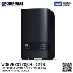 WD 12TB My Cloud EX2 Ultra 2-Bay Network Attached Storage - WDBVBZ0120JCH-SESN รับประกัน 3ปี // Pre-order สั่งซื้อขั้นต่ำ 2 ชิ้นขึ้นไป