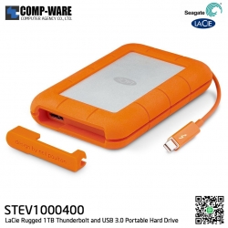 Seagate LaCie 1TB Rugged 1TB Thunderbolt and USB 3.0 Portable Hard Drive - STEV1000400