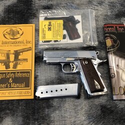 [ปืนฝากขายมือสอง] STI .45 1911 3นิ้ว Off duty สภาพดีแน่น ไกดี แม่นยำสูง เหมาะมือ พกซ่อน พกพาได้สบาย .45 ใหญ่สะใจ