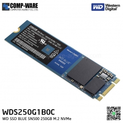 WD SSD BLUE SN500 250GB M.2 PCIe GEN3 NVMe , 3D NAND , READ 1700MB/S, WRITE 1400MB/S - WDS250G1B0C