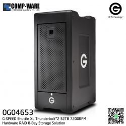 G-Technology G-SPEED Shuttle XL Thunderbolt™2 32TB 7200RPM Hardware RAID 8-Bay Storage Solution - 0G04653