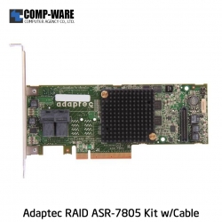 Microsemi Raid Controller 2274200-R (8-Port Internal) PCIe ASR-7805 Kit พร้อมสายในกล่อง (ประกันร้าน 7 วัน)