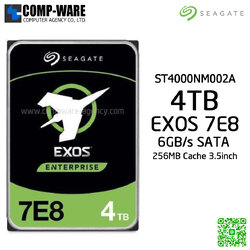 Seagate Exos 7E8 4TB HDD 512E/4KN SATA 6Gb/s 3.5inch 256MB Cache NO ENCRYPTION Internal HDD - ST4000NM002A