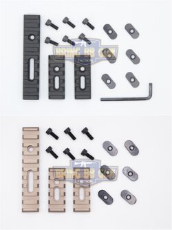 รางเสริม Magpul MOE รุ่นโลหะ (3ชิ้น)