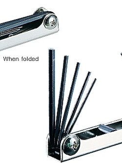 ชุดประแจหกเหลี่ยม Hozan w-98