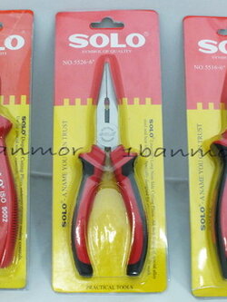 คีม Solo 6 นิ้ว คีมตัด - คีมจับปลายแหลม - คีมจับปากจิ้งจก ขายเป็นตัว