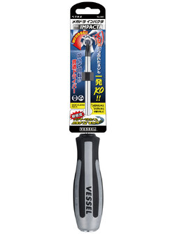 VESSEL ไขควง Megadora Impacta No.980 (Ph No.2 x 100)