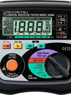 KYORITSU MODEL 5406A RCD Testers onebanmor