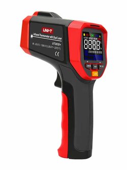 UNI-T UT303D+ เครื่องวัดอุณหภูมิ เลเซอร์วัดอุณหภูมิ วัดความร้อน เลเซอร์คู่
