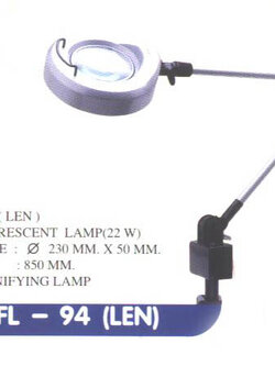 โคมไฟเลนส์ขยาย ขนาด 22 W ใช้ในการตรวจสอบชิ้นส่วนต่างๆ