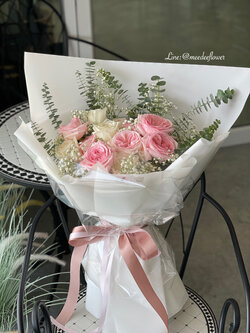 ช่อดอกไม้ ช่อดอกกุหลาบ