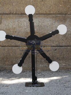 เป้าเพลตเหล็กสำหรับฝึกซ้อมยิงปืนบีบีกัน รุ่น Texas Star (The Texas Star)