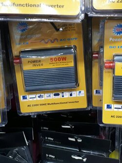 หม้อแปลงไฟรถ เป็นไฟบ้าน 500 วัตต์ 500W แปลงไฟรถยนต์เป็น 220 โวลต์