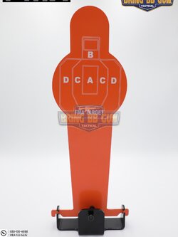 เป้าเพลตเหล็กล้มได้สำหรับฝึกซ้อมยิงปืนบีบีกัน ยี่ห้อ FMA รุ่น A (เป้าซ้อมยิงรูปคน) (เป้าล้ม)