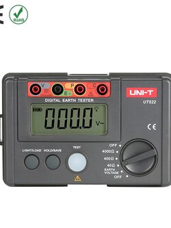 UNI-T UT522 Digital Earth Tester เครื่องวัดทดสอบความต้านทานดินแบบดิจิตอล