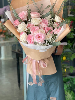 ช่อดอกไม้ ช่อดอกกุหลาบ