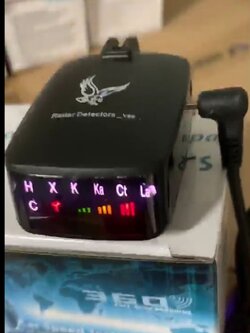 เครื่องเตือนกล้องตรวจจับความเร็ว