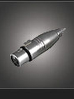 NTS YM-083 แจ๊ค XLR ตัวเมีย 3 ขา - ปลั๊ก RCA ตัวผู้