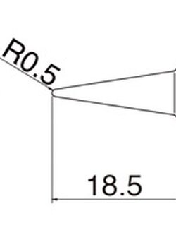 ปลายหัวแร้ง HAKKO รุ่น T19-B Shape-B ใช้กับ HAKKO FX-601