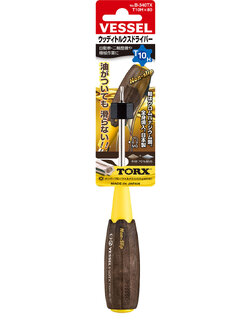 VESSEL ไขควง Wood compo หัว TX กันลื่น No.B-340TX (T10H x 80)