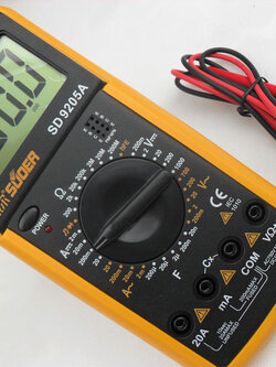 Digital Multimeter SD9205A สุดคุ้มราคาประหยัด วัด c ได้ 200uf ครบทุกฟังซ์ชั่นหลัก