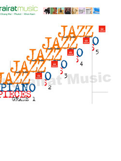 หนังสือเปียโน ABRSM Jazz Piano Pieces, Grade 1 - 5