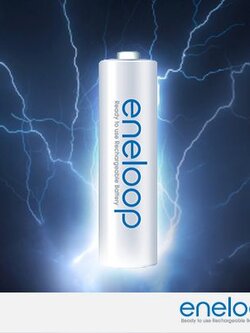 ใหม่ล่าสุด SANYO Eneloop AA pack 4 ก้อน ชาร์จ 1800 ครั้ง