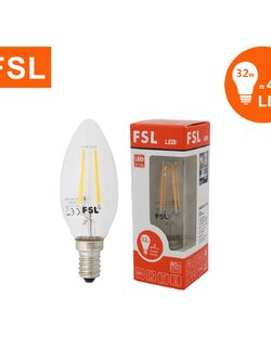 หลอดจำปาไส้เอดิสัน ขั้ว E14 FSL-C35-4W
