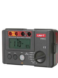 UNI-T UT501A เมกะโอมห์มิเตอร์ 1000V เครื่องวัดความเป็นฉนวน วัดความต้านทานฉนวน วัดฉนวน
