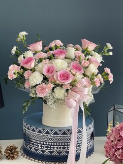 กระเช้าดอกไม้ กระเช้าดอกไม้แสดงความยินดี กระเช้าดอกไม้เยี่ยมไข้ กระเช้าดอกไม้วันเกิด