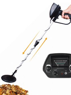 เครื่องค้นหาตรวจหาโลหะบนพื้น ชนิดแขนจับ เดินหา