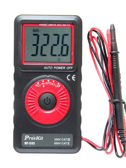 MT-1505 ดิจิตอลมัลติมิเตอร์ขนาดเล็ก One Touch MT-1505 PRO'S KIT