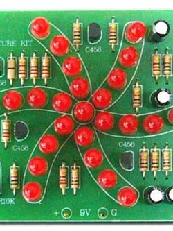 FK153 ELECTRONIC WINDMILL 25 LED