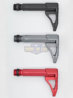 ชุดพานท้าย Phase 5 รุ่น Mini Stock (Phase 5 Universal Mini Stock for M4 GBB)