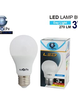 หลอดปิงปอง (รุ่นใหม่) IWC-LED-BULB-3W-WH แสงขาว