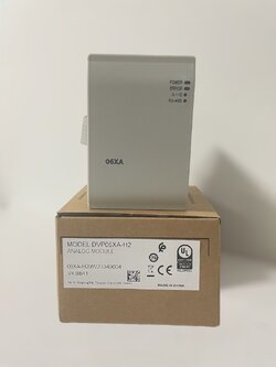 Delta PLC DVP06XA-H2 4AI/2AO function module for EH2/20PM