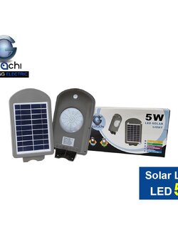 IWC-STR-SOLAR-DJ602-5W โคมไฟถนนโซล่าเซลล์ แสงขาวและแสงวอร์มไวท์