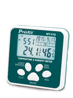 NT-316 (CN) มิเตอร์วัดอุณหภูมิและความชื้นแบบมินิ NT-316 PRO'S KIT (CN)