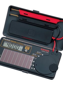 Sanwa PS8a Digital Multimeters / Pocket Type Solar charge battery DMM