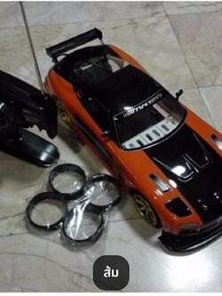 รถแข่งทรงสปอร์ต เสมือนจริง รถ ดริฟ ซิ่ง บังคับวิทยุ เร็วถึง 40 KM/ชั่วโมง รถซิ่งแต่งเต็ม บังคับด้วยรีโมท