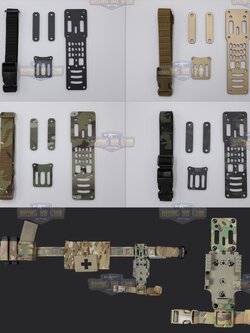 เพลทโหลดต่ำ CNC (เพลทลดต่ำ CNC) (เพลท CNC) (Modular Holster Adapter) (MHA)
