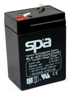 SLA BATTERY SL6-5 SPA 6V 5AH