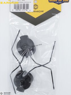 Headset Bracket ยี่ห้อ Earmor (อแดปเตอร์ขาจับหูฟังใส่รางข้างหมวกฟาส)