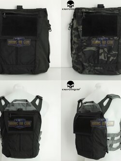 กระเป๋าติดเวส Zip-ON Panel สำหรับเวส AVS,JPC2.0,CPC ยี่ห้อ Emerson