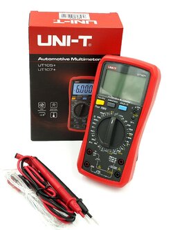 UNI-T UT107+ มัลติมิเตอร์ วัดรถยนต์ รถไฮบริด DC อุณหภูมิ โอห์มมิเตอร์ มัลติมิเตอร์ดิจิตอล
