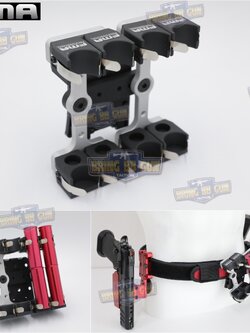 จิงโจ้ใส่กระสุนลูกซอง 8 นัด ทรง AP Customs ยี่ห้อ FMA (แผงกระสุนลูกซองจิงโจ้โหลดเร็ว 8 นัด) (L2-8 Shotshell Carrier) (FMA S-SHELL HOLDER 8Q)